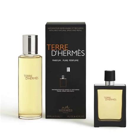 hermes terre travel filler|terre d'hermes perfume refill.